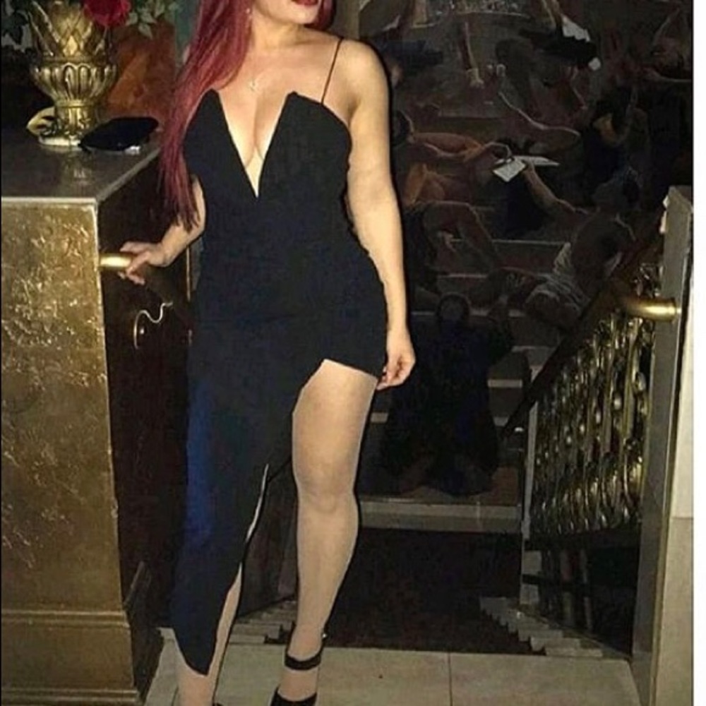 black dress